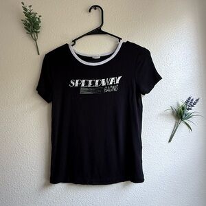 Garage Black Speedway Racing T-Shirt